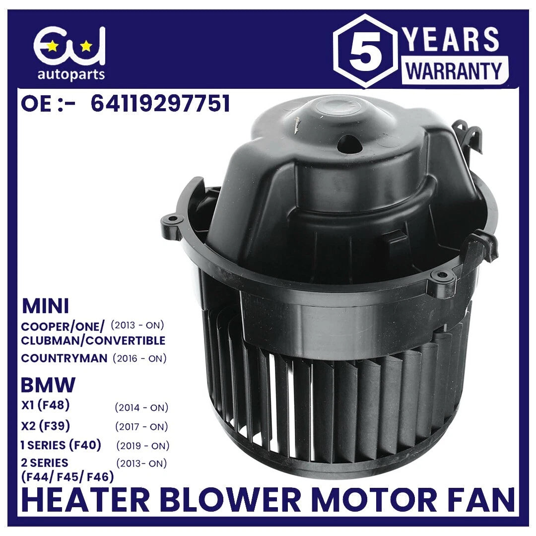 HEATER BLOWER MOTOR FAN FOR BMW 1 2 SERIES X1 X2 F45 F46 F48 F39 F49 MINI COOPER