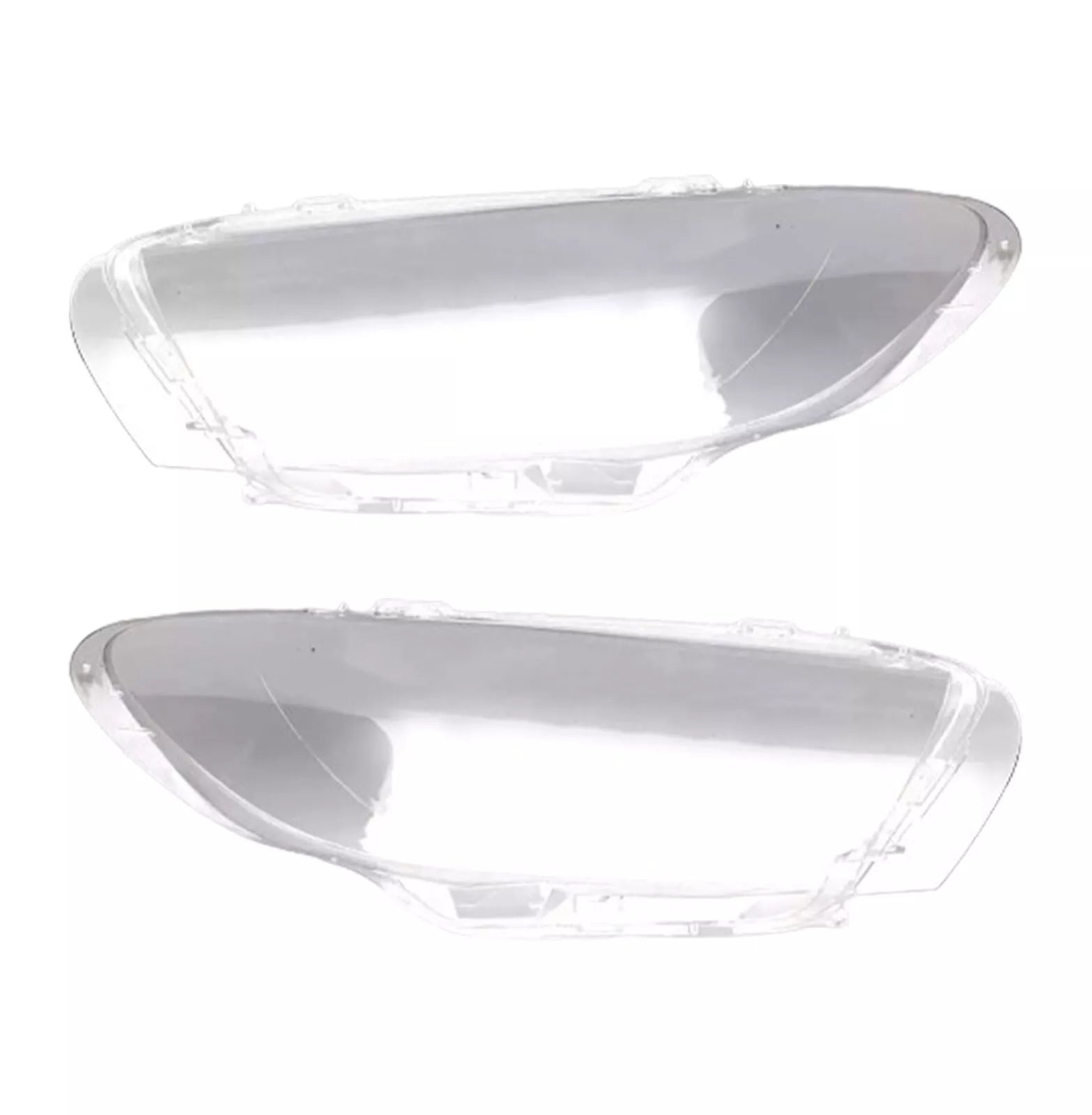 LEFT RIGHT SIDE PAIR HEADLIGHT LENS COVER LAMP FOR VW SCIROCCO MK3 2008-2017