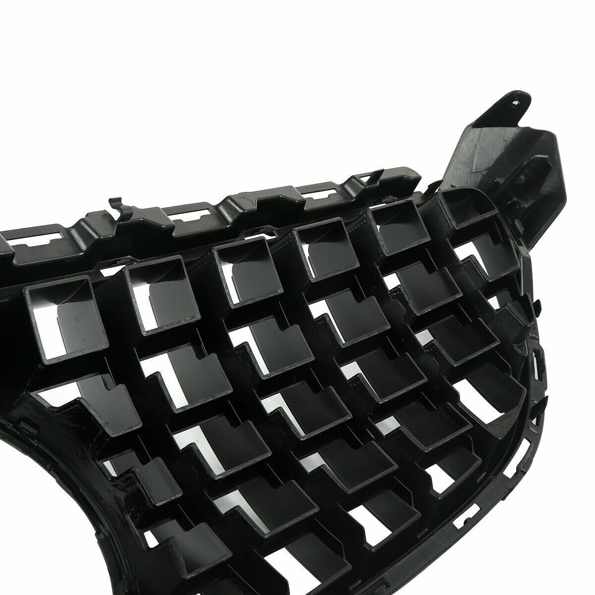 FOR MERCEDES C CLASS C63 W205 AMG FRONT GRILL GRILLE GT FULL BLACK FITS C63 ONLY