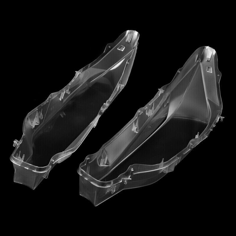 L+R SIDE HEADLIGHT LENS COVER REPLACEMENT FOR BMW F30 F31 F35 3 SERIES 2011-2015