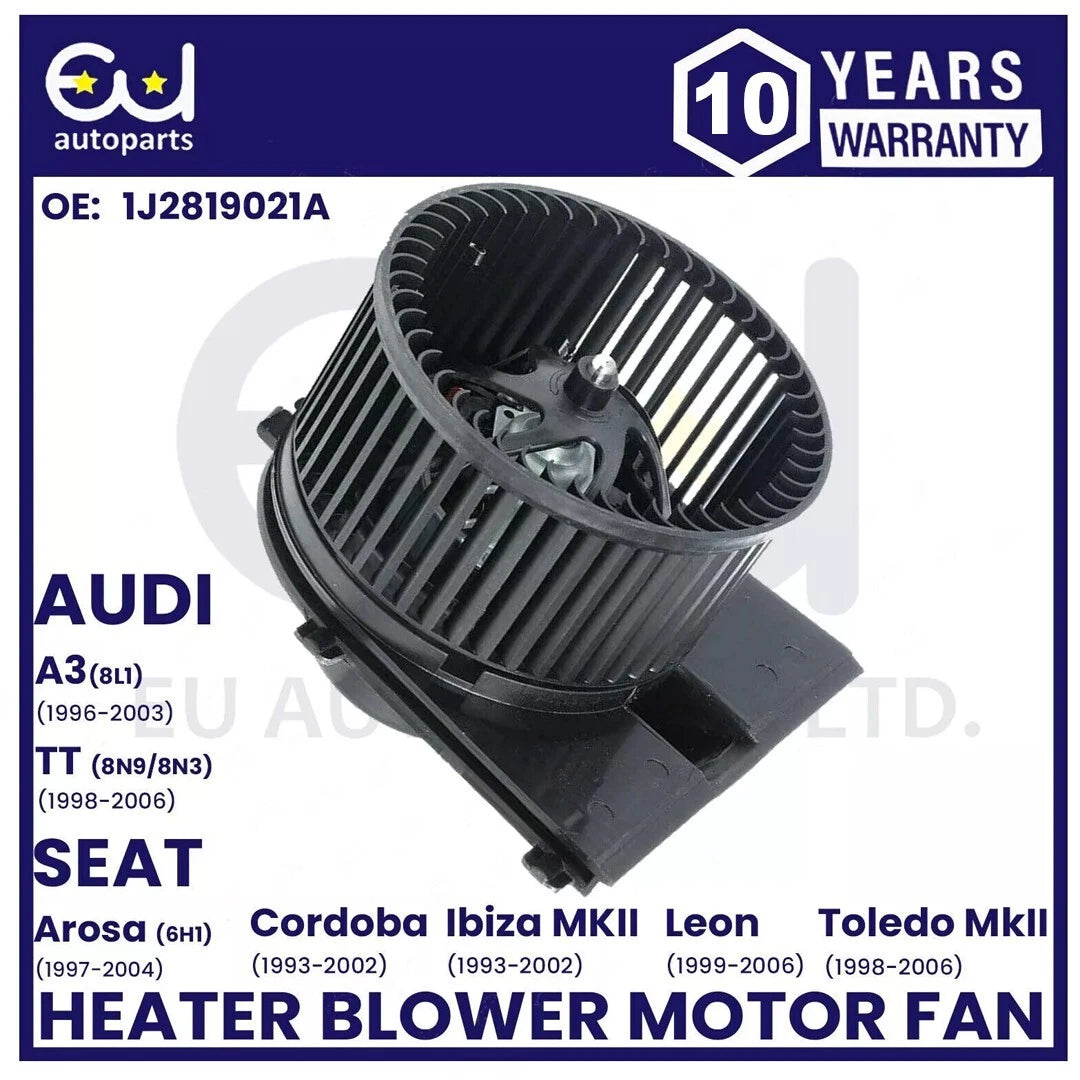 HEATER BLOWER MOTOR FAN FOR SKODA OCTAVIA MK2 VW GOLF MK4 POLO MK3 BEETLE BORA