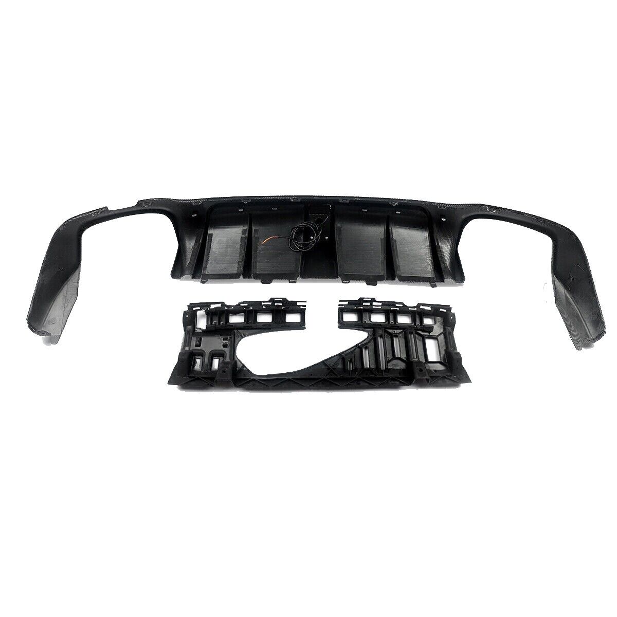 FOR MERCEDES BENZ E CLASS W213 AMG C63 REAR BUMPER DIFFUSER AMG F1 LIGTH  STYLE