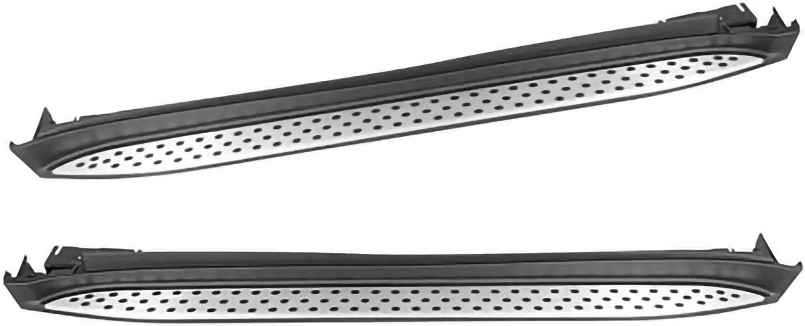 FOR MERCEDES M CLASS ML W164 SIDE STEPS RUNNING BOARD OE STYLE ALUMINIUM SILVER