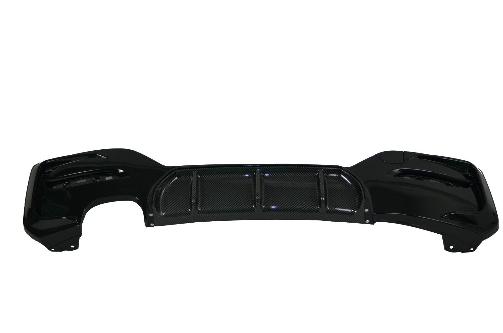 FOR BMW 1 SERIES F20 F21 REAR DIFFUSER FACELIFT LCI 120/125 LOOK CARBON LOOK 15+