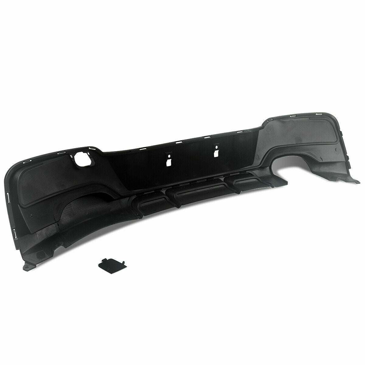 REAR DIFFUSER DUAL EXHAUST FOR BMW 1 SERIES F20 F21 PRE-LCI M SPORT GLOSS BLACK