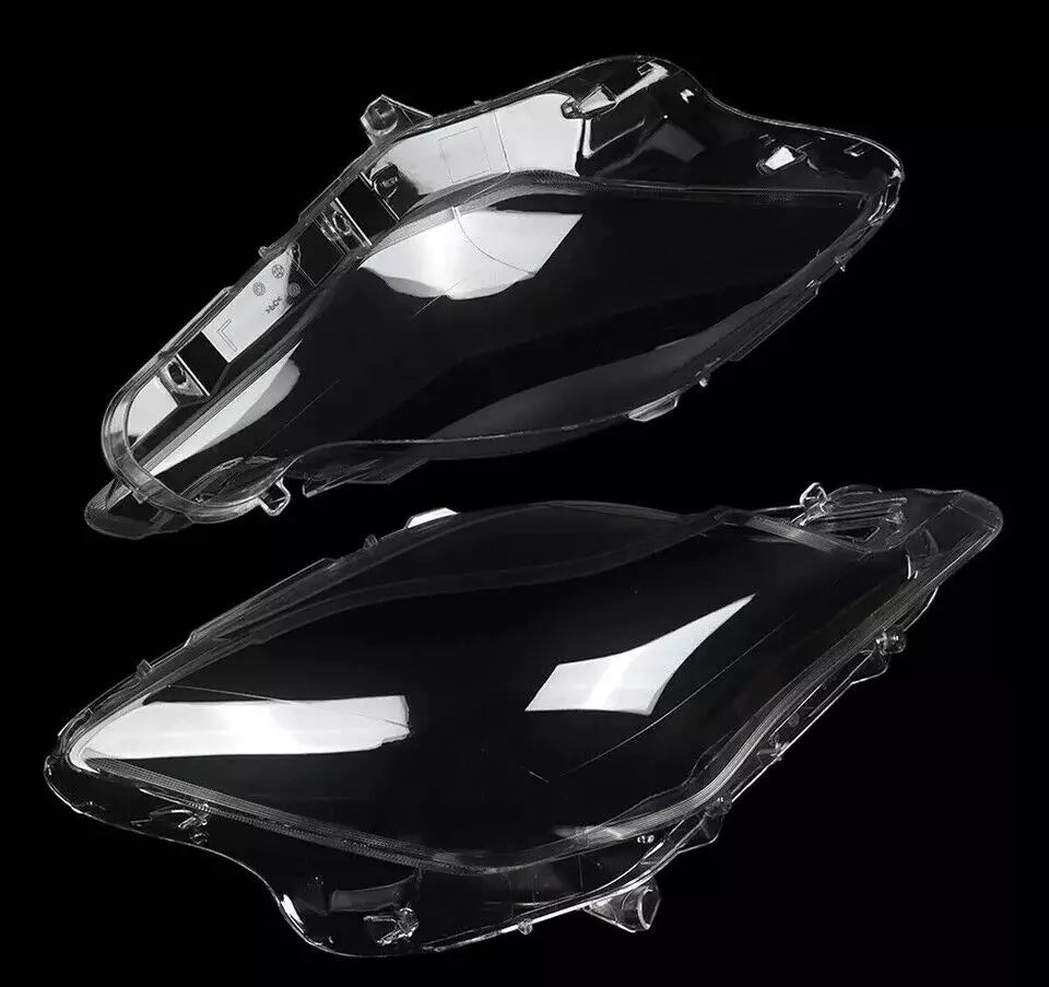 PAIR FOR MASERATI QUATTROPORTE MK6 M156 HEADLAMP HEADLIGHT LENS COVER 2013-2015