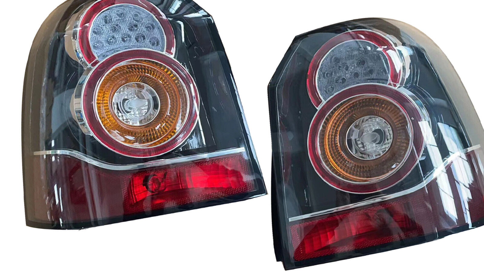 UPGRADE BLACK REAR LED TAIL LIGHT LAMP FOR LAND ROVER FREELANDER 2 L359 2006-14