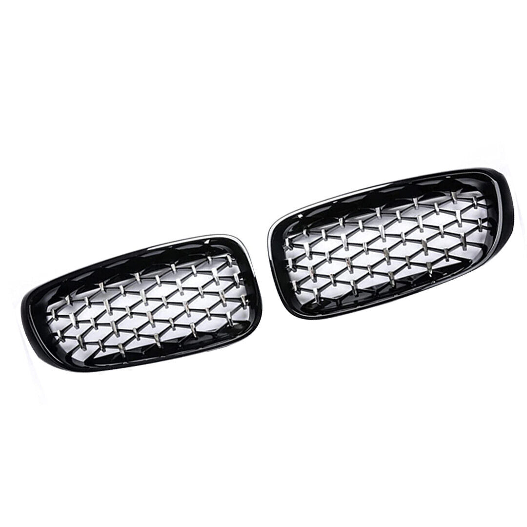 FOR BMW 3 SERIES F34 GT GRAN TURISMO SILVER DIAMOND KIDNEY GRILL GRILLE 2012-20