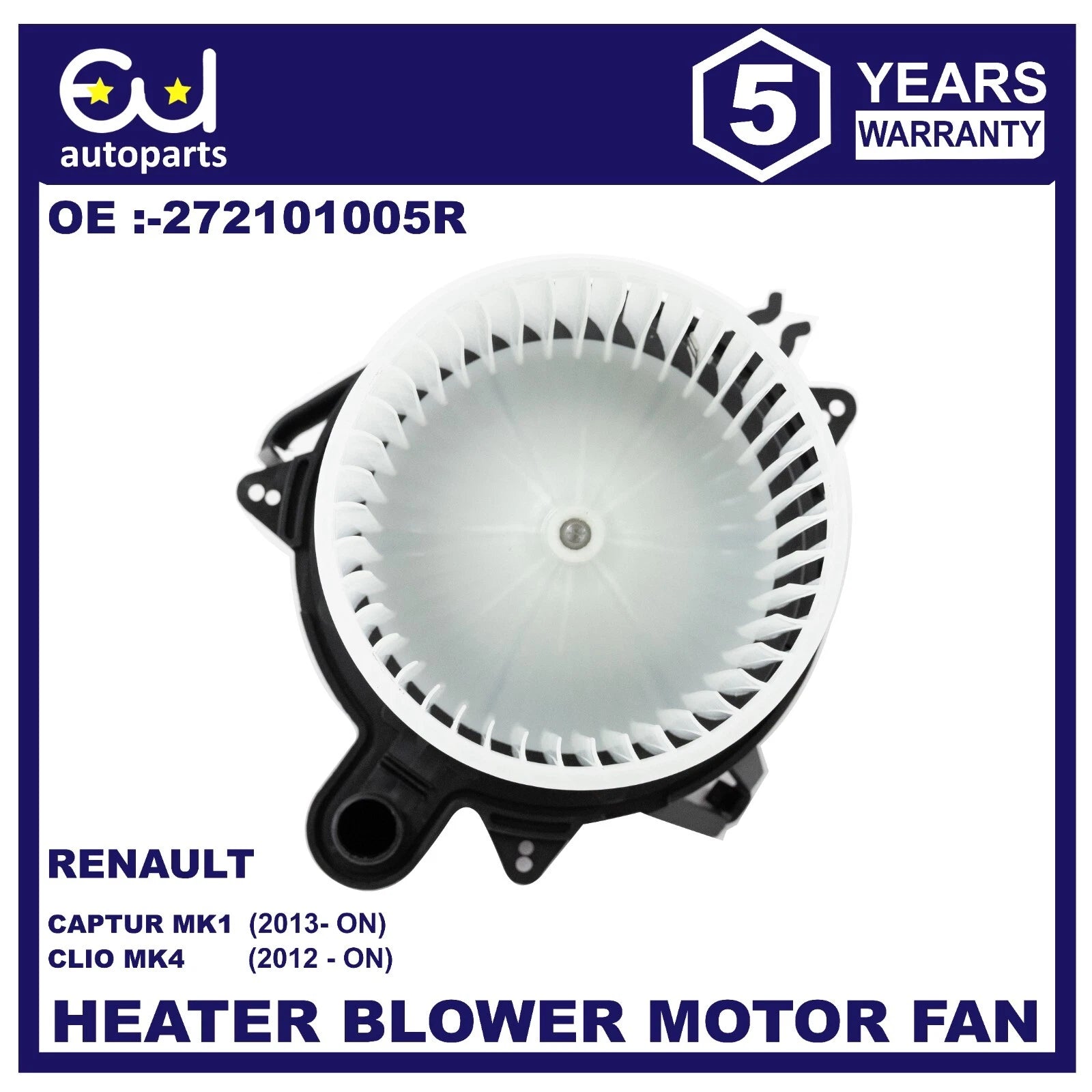 HEATER BLOWER MOTOR FAN FOR RENAULT CAPTUR MK1 CLIO MK4 DACIA DOKKER LODGY 12+