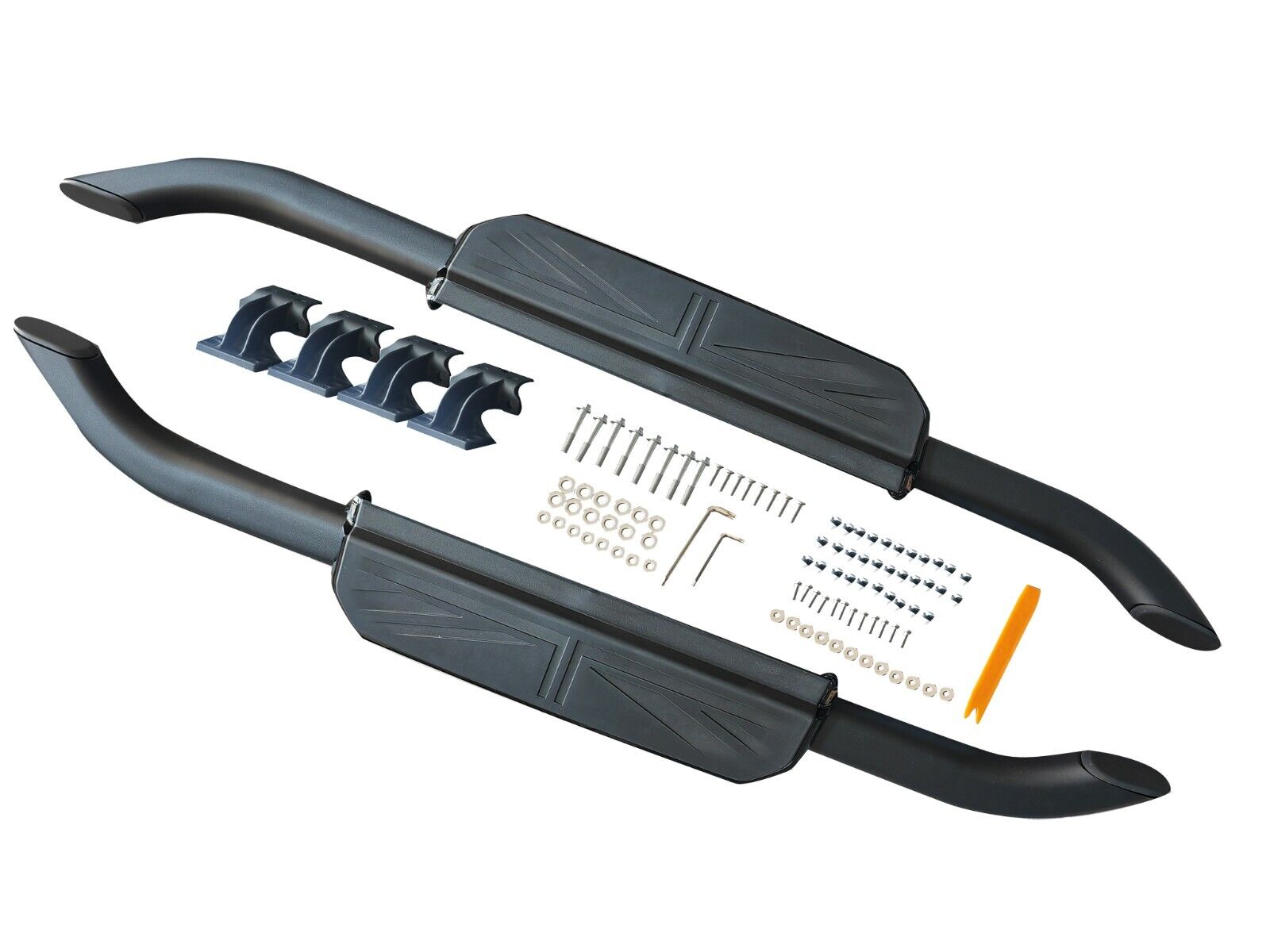 RUNNING BOARD SIDE STEPS FOR LAND ROVER DEFENDER 90 L663 UNION JACK DESIGN 20+