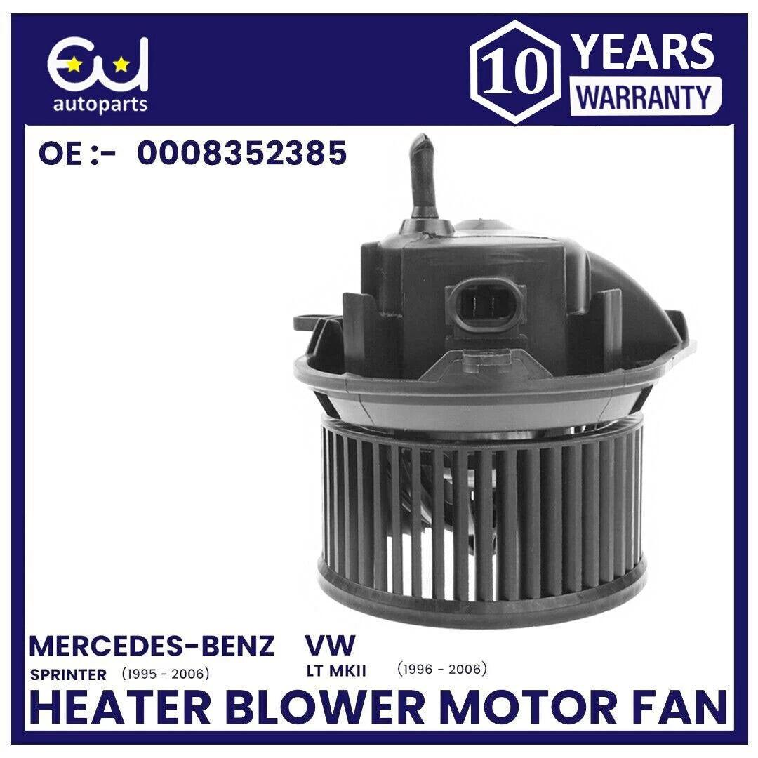 HEATER BLOWER MOTOR FAN FOR MERCEDES-BENZ SPRINTER 2T 3T 4T VW LT MK2 1995-2006