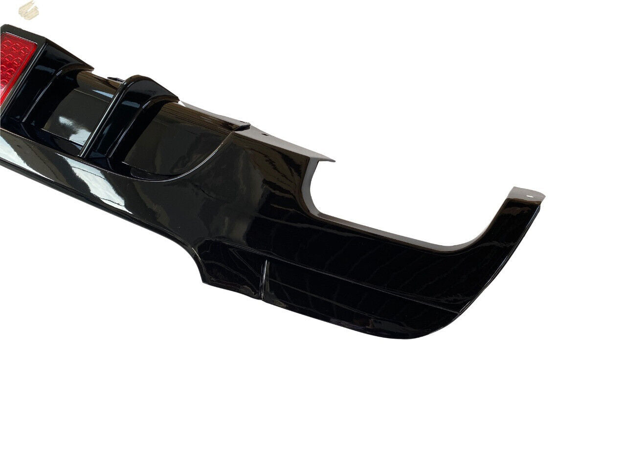 FOR BMW 3 SERIES E92 E93 320i M SPORT REAR DIFFUSER SPLITTER VALANCE LED 2006+