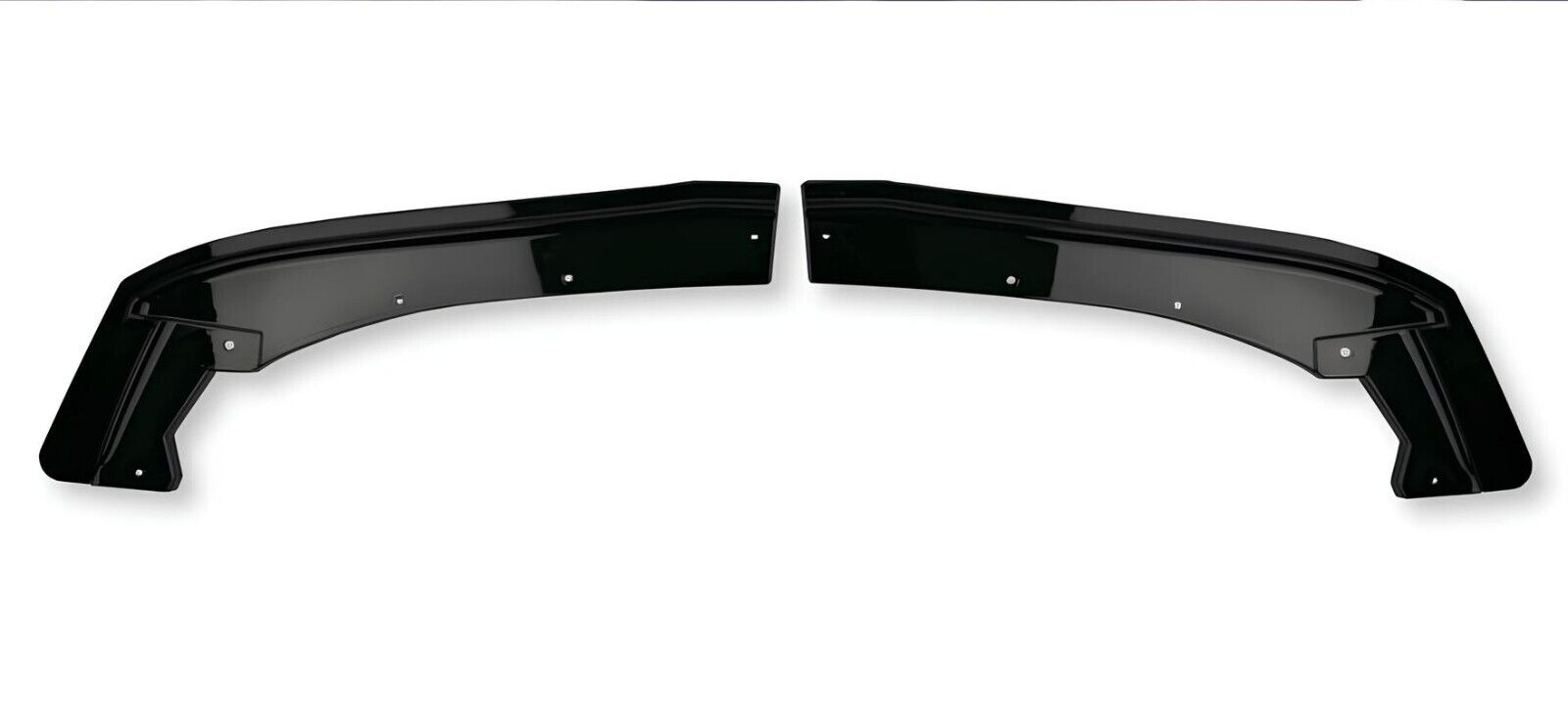 REAR BUMPER CORNER CANARDS GLOSS BLACK FOR BMW 3 SERIES F30 2015-2018