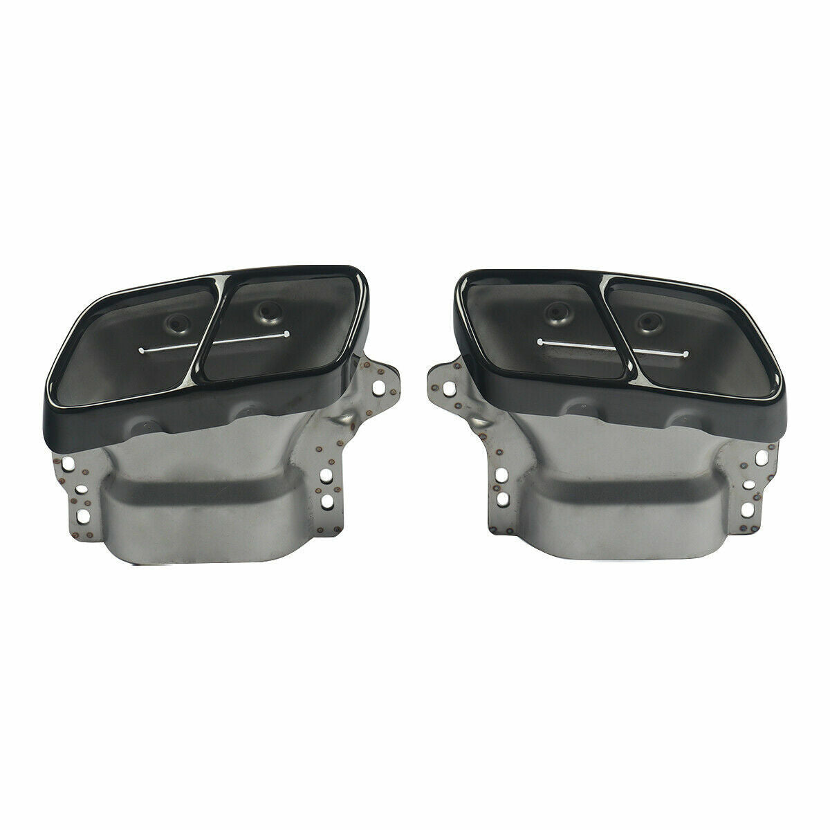 FOR MERCEDES AMG W117 C117 CLA45 GLOSS BLK REAR DIFFUSER QUAD EXHAUST TAIL PIPE