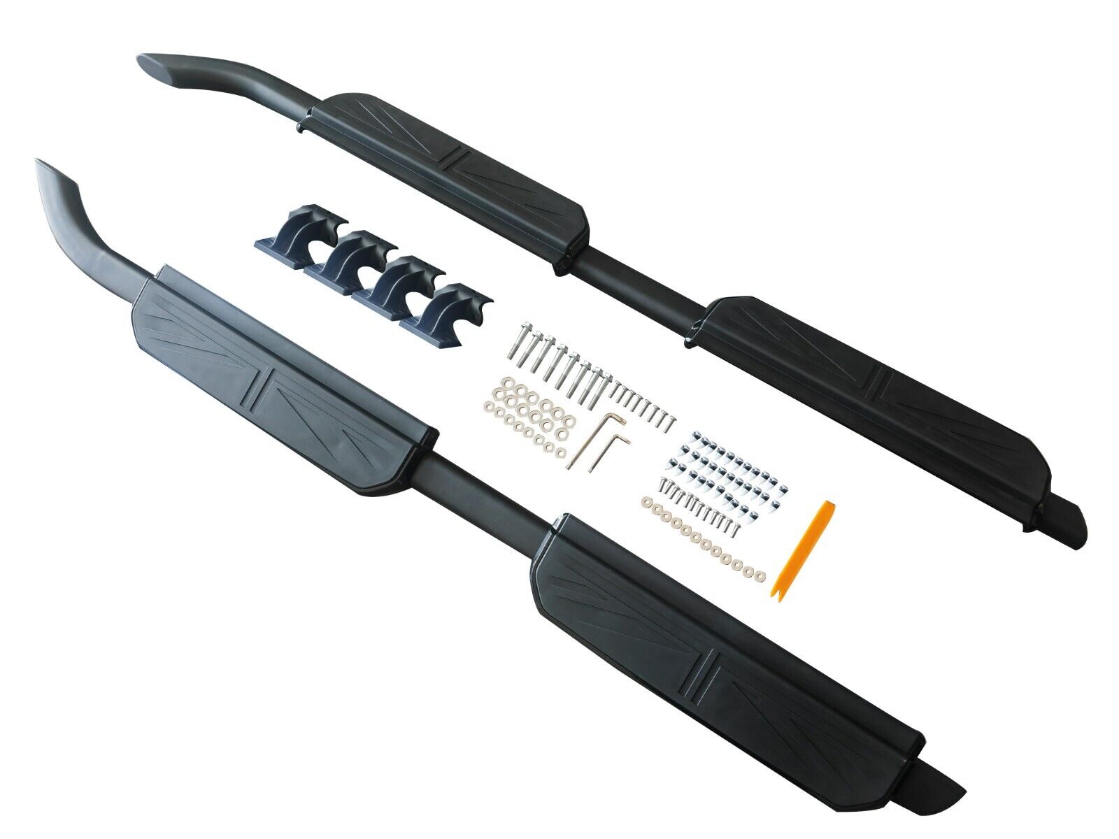 RUNNING BOARD SIDE STEPS FOR LAND ROVER DEFENDER 110 L663 UNION JACK DESIGN 20+