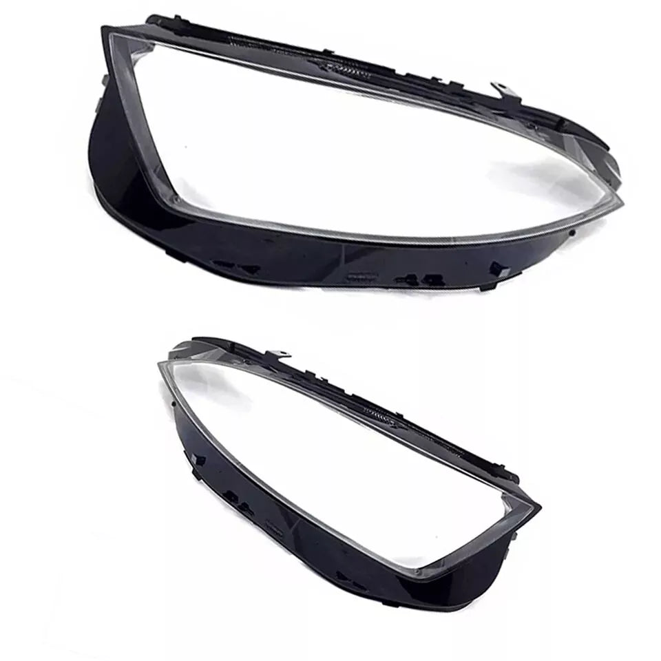 FOR MERCEDES CLS W257 2018+ LEFT RIGHT SIDE PAIR HEADLIGHT LENS HEADLAMP COVER