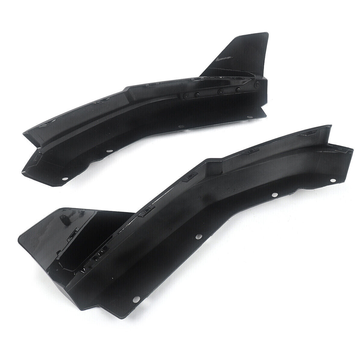 FOR BMW G82 G83 M4 G80 M3 REAR BUMPER SIDE DIFFUSER CORNER COVER LIP GLOSS BLACK