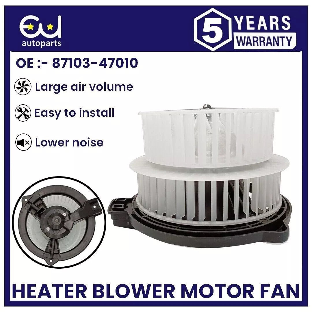 FOR TOYOTA PRIUS HEATER BLOWER MOTOR FAN 2003-2009 8710347010 RHD ONLY
