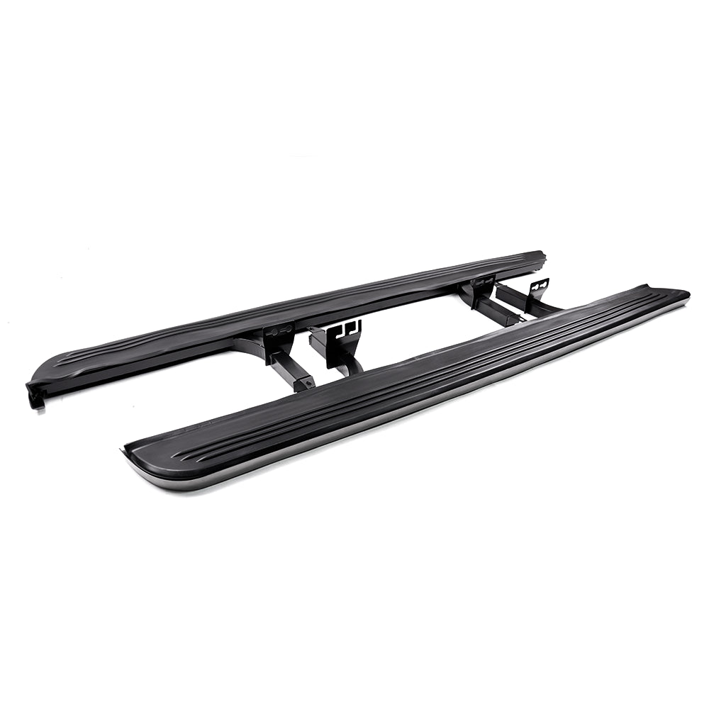 SIDE STEPS RUNNING BOARDS & MUDFLAPS FOR RANGE ROVER VOGUE L322 OE STYLE BLACK