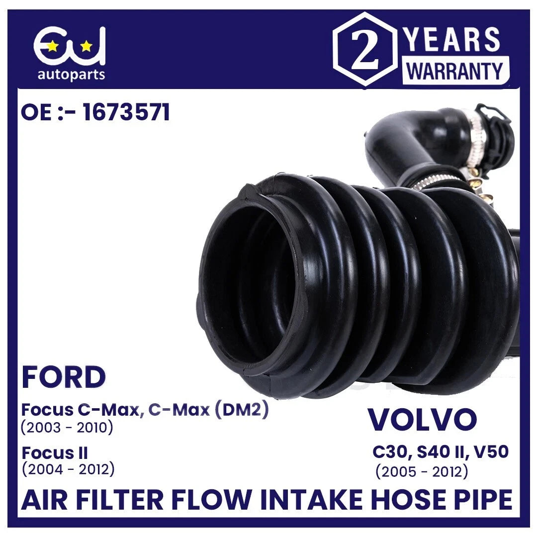 AIR FILTER FLOW INTAKE HOSE PIPE FOR FORD FOCUS MK2 C-Max 1.6 TDCI Volvo 1673571
