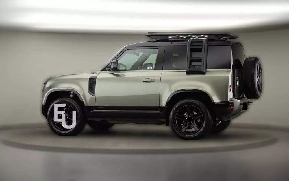 FOR LAND ROVER DEFENDER L663 TELESCOPIC SIDE LADDER DEPLOYABLE ROOF BLK EDITION