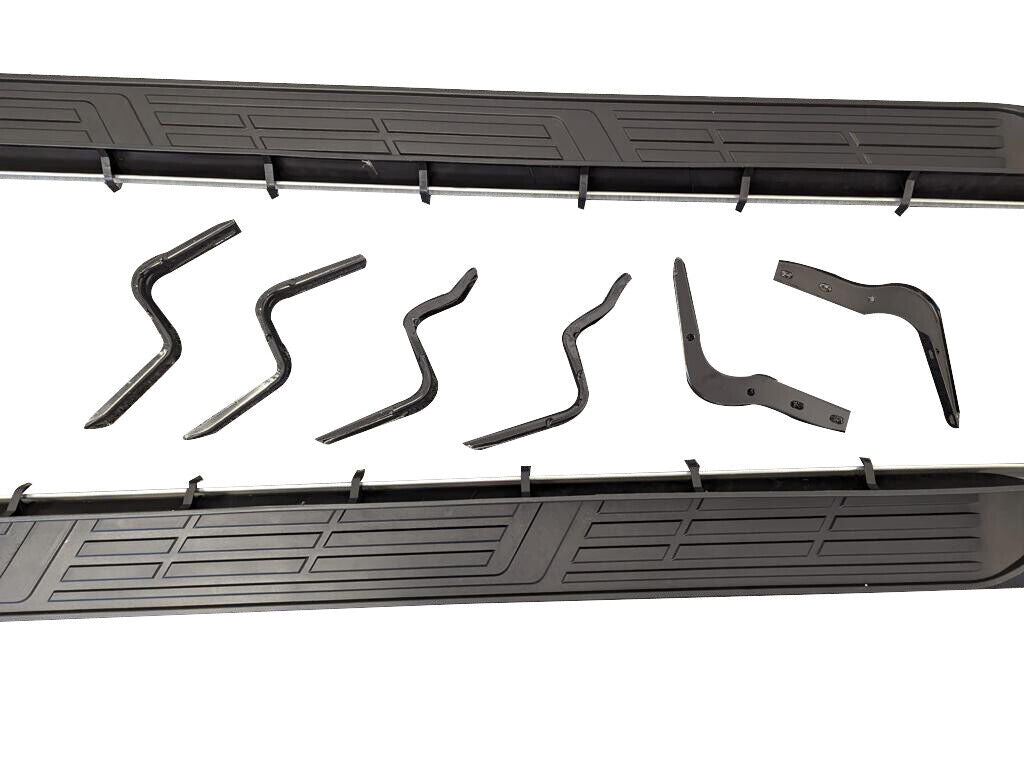 SIDE STEPS RUNNING BOARDS PAIR FOR TOYOTA HILUX MK8 2016 ONWARDS 100% OEM STYLE