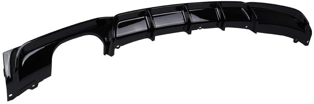MP REAR DIFFUSER M SPORT TWIN EXHAUST FOR BMW 3 SERIES F30 F31 GLOSS BLACK 12-18
