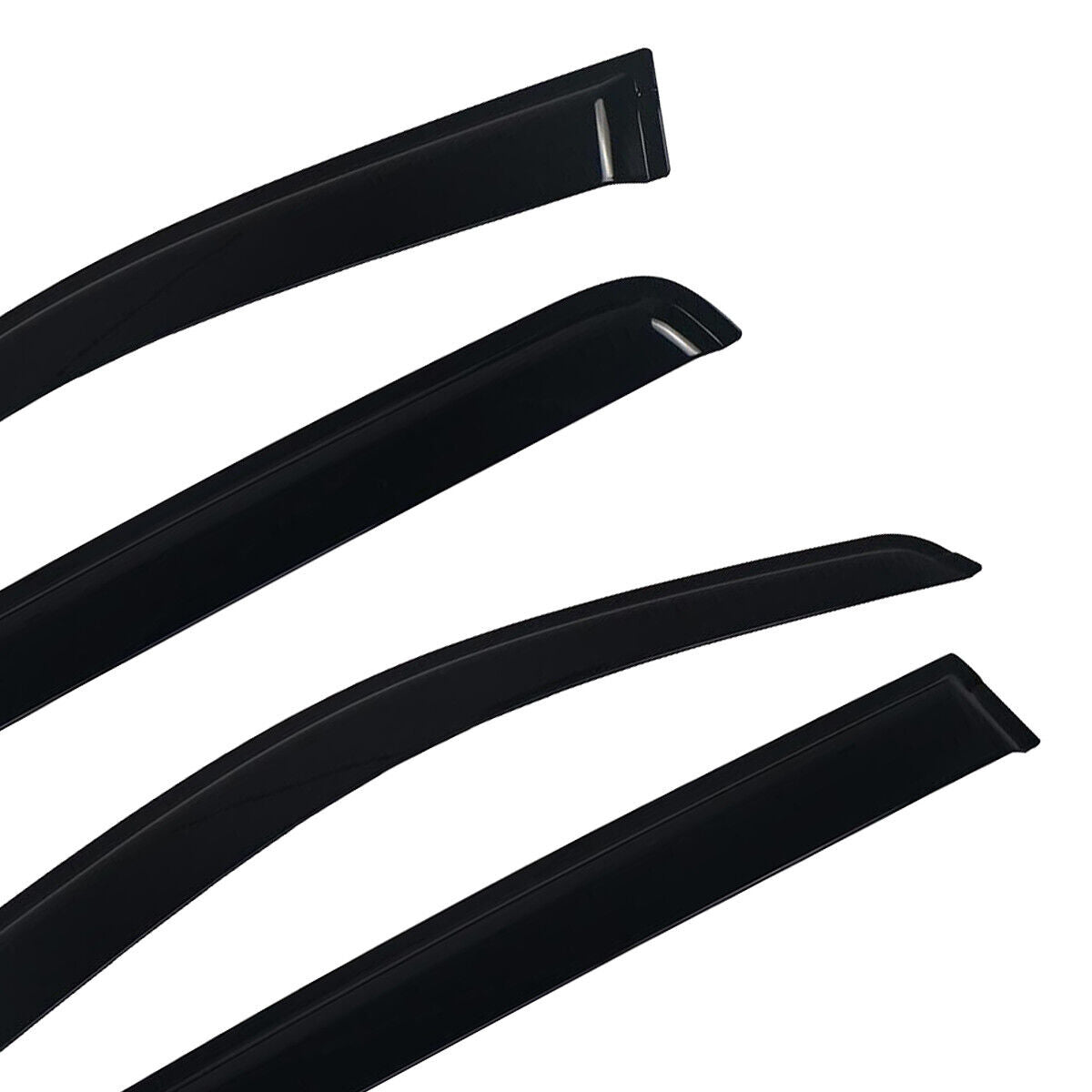 WIND DEFLECTORS FOR FORD RANGER T6 WILDTRAK 2012-2023 DCAB RAIN SHIELDS 4PCS