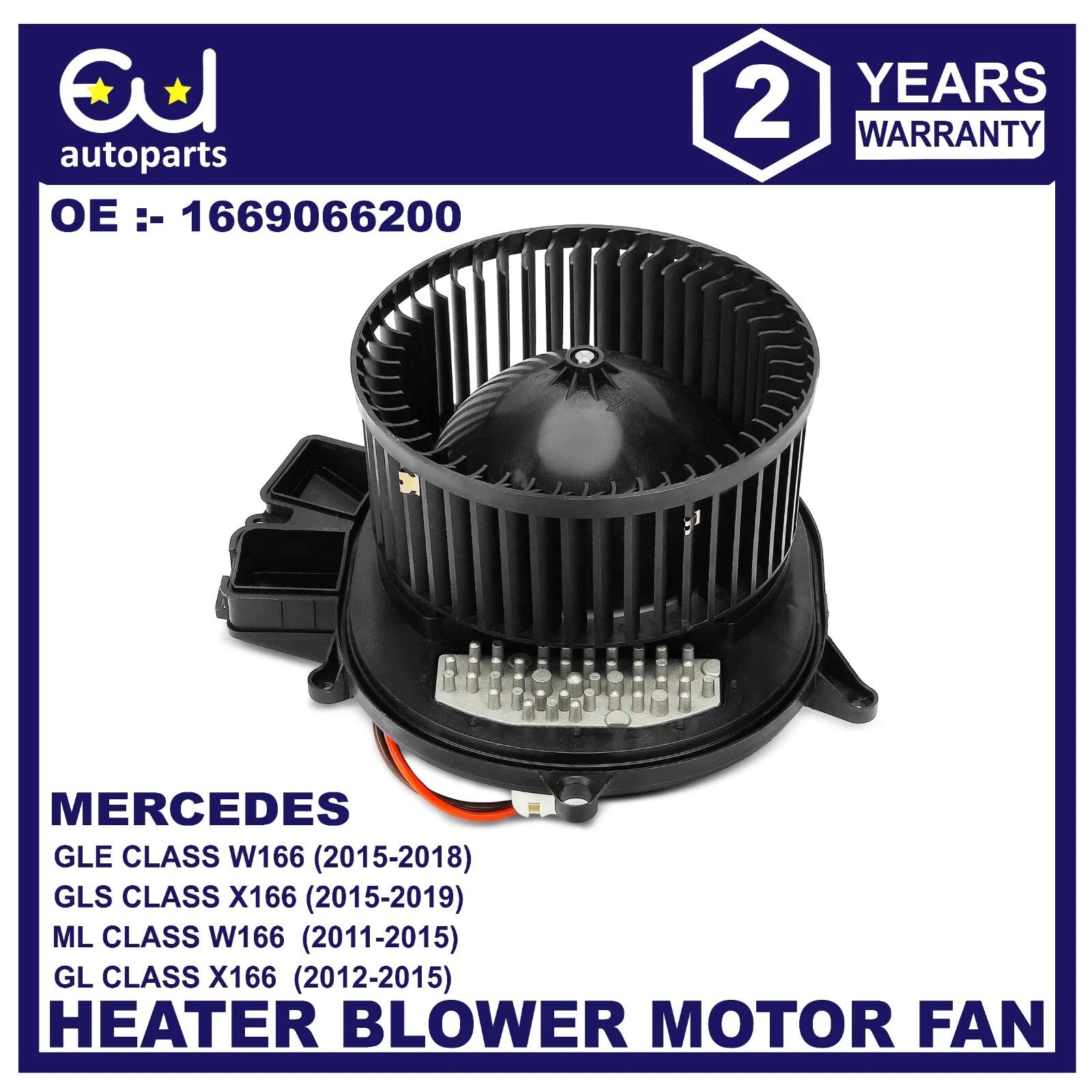 HEATER BLOWER MOTOR FAN FOR MERCEDES-BENZ GLE GLS M GL CLASS X166 W166 C292 NEW