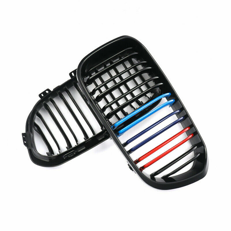 FOR BMW F20 F21 FRONT GRILLE M COLOR KIDNEY TWIN DUAL GRILLE GRILL  2015 ONWARDS