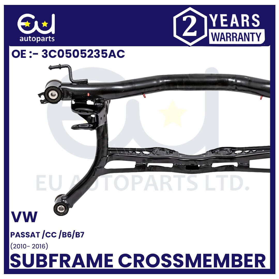 REAR AXLE SUBFRAME CROSSMEMBER BEAM FOR VW CC PASSAT B6 B7 10-16 3C0505235AC