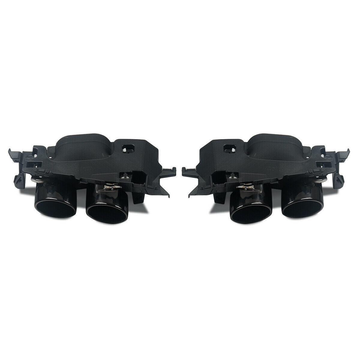 FOR MERCEDES E CLASS W213 E53 LOOK AMG REAR BUMPER DIFFUSER W/ TAILPIPES BLACK