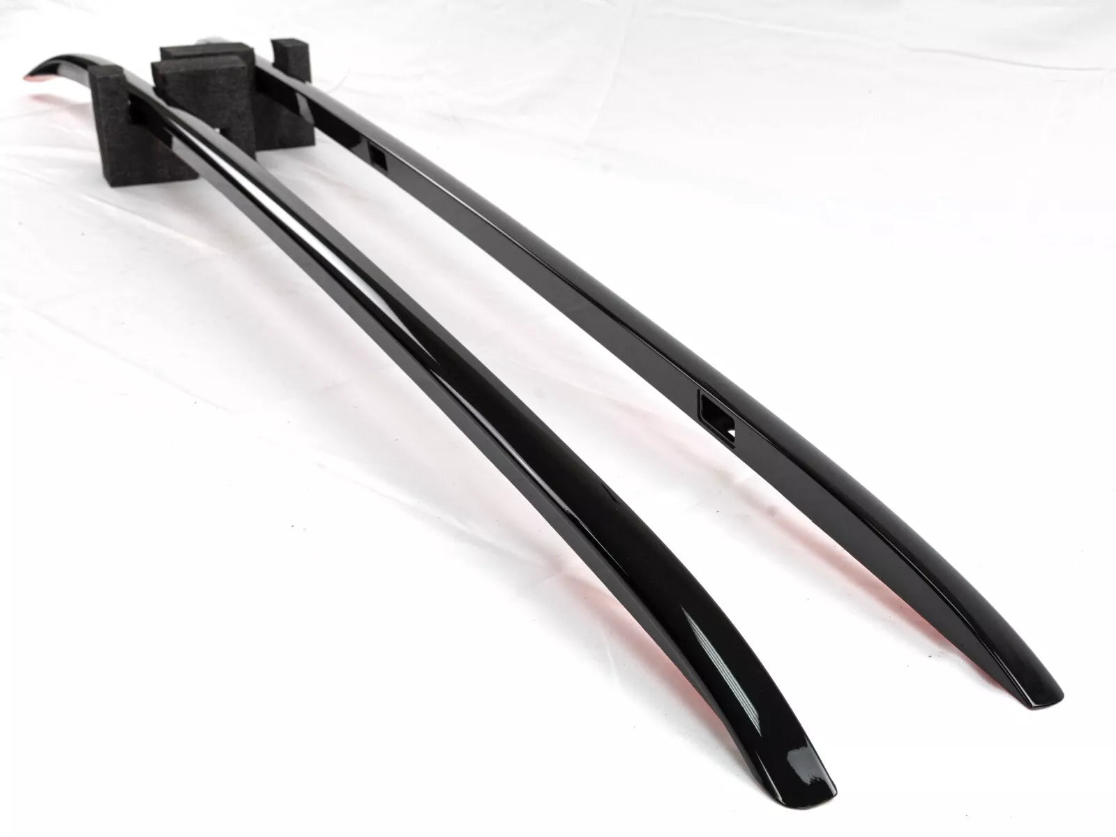 BLACK ALUMINIUM ROOF RAILS BARS LUGGAGE RACK FOR RANGE ROVER VELAR L560 2017+