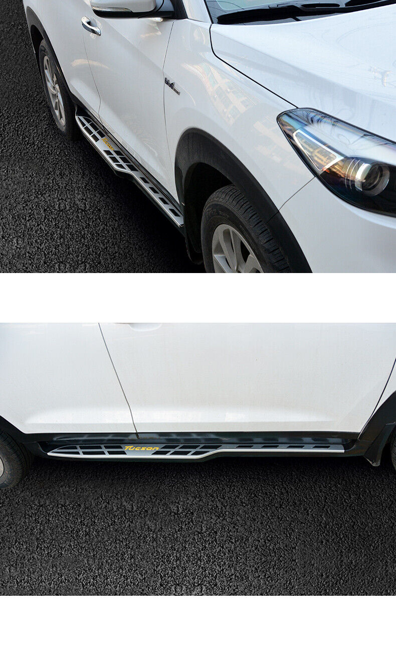 FOR HYUNDAI TUCSON 2015-2021 INTEGRATED SIDE STEPS RUNNING BOARDS OEM STYLE