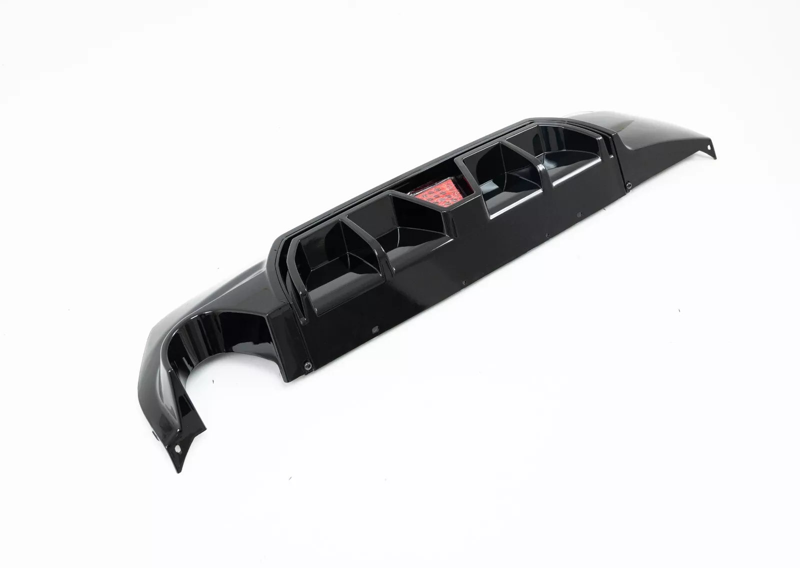 FOR BMW 1 SERIES F40 REAR LED DIFFUSER M SPORT SINGLE EXHAUST GLOSS BLACK 2019+
