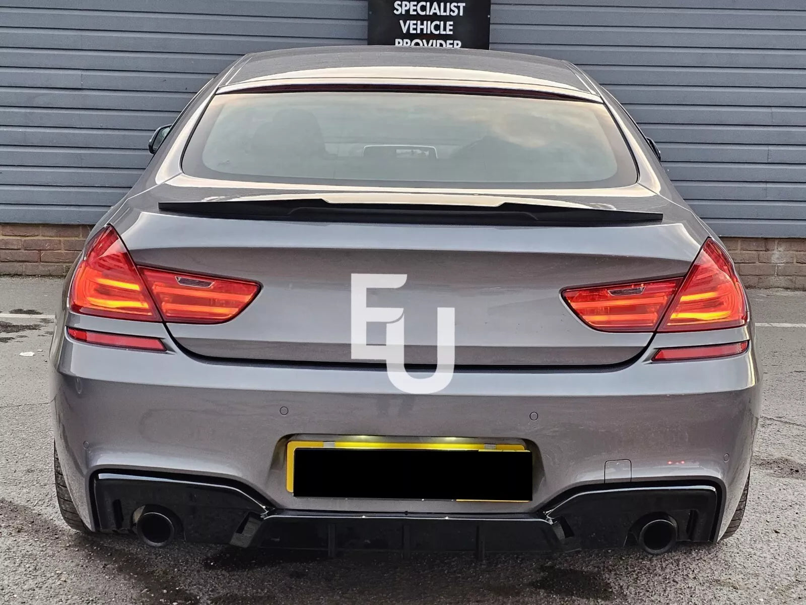 FOR BMW 6 SERIES F06 GRAN COUPE M4 REAR TRUNK BOOT SPOILER LIP WING GLOSS BLACK