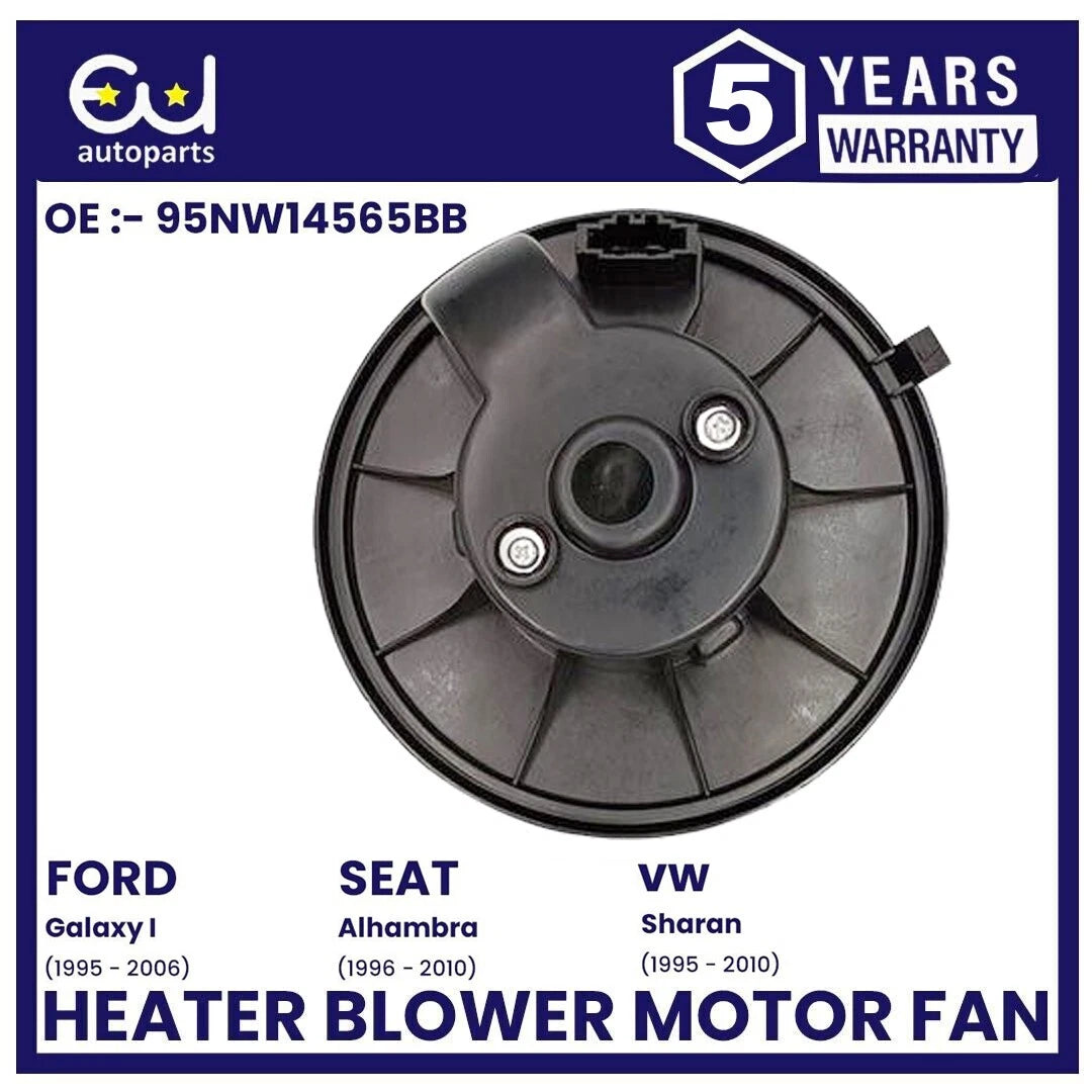 HEATER BLOWER MOTOR FAN FOR FORD GALAXY MK1 MK2 SEAT ALHAMBRA VW SHARAN RHD