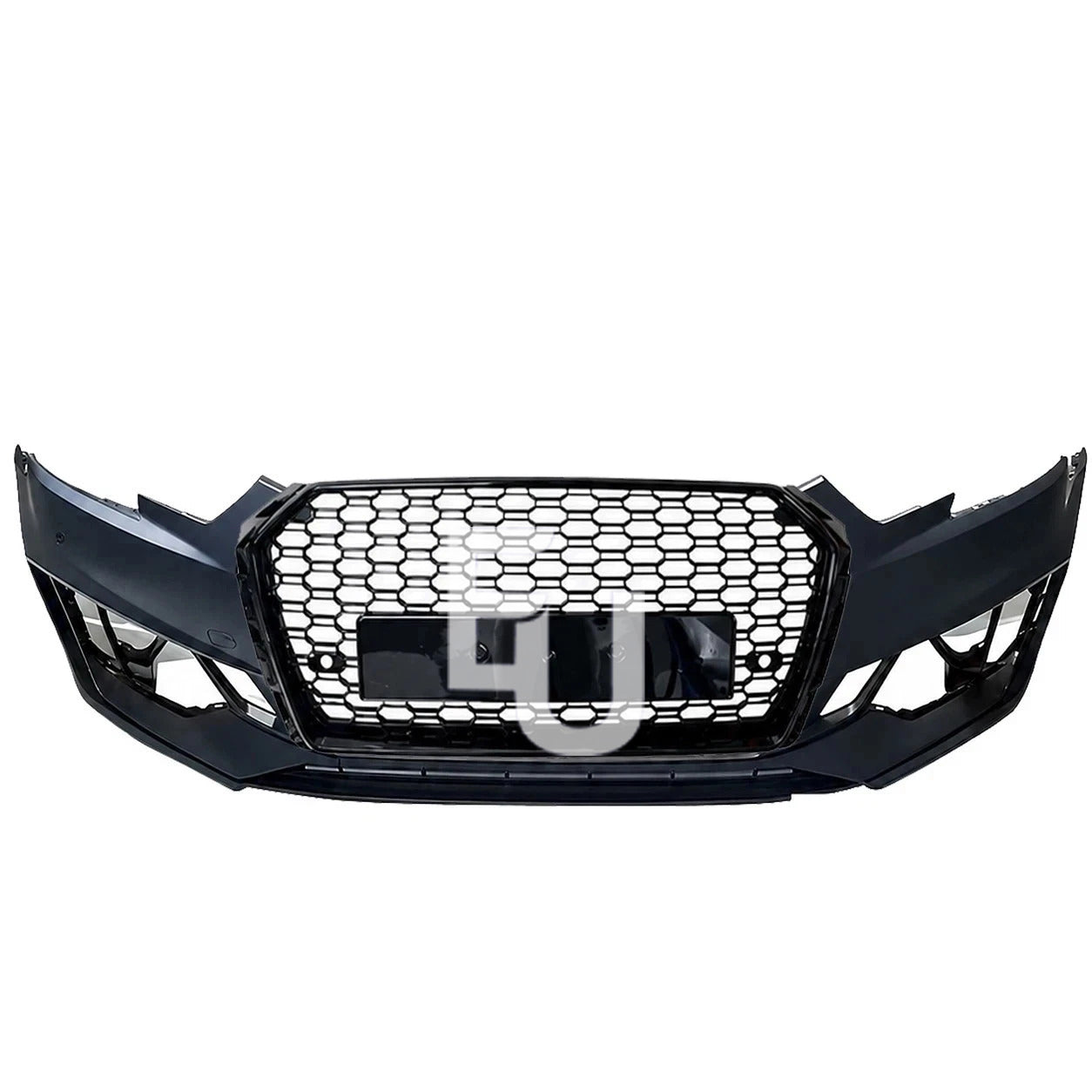 RS4 CONVERSION FRONT BUMPER BODYKIT FOR AUDI A4 S4 B9 2017-20 SEDAN AVANT W/PDC