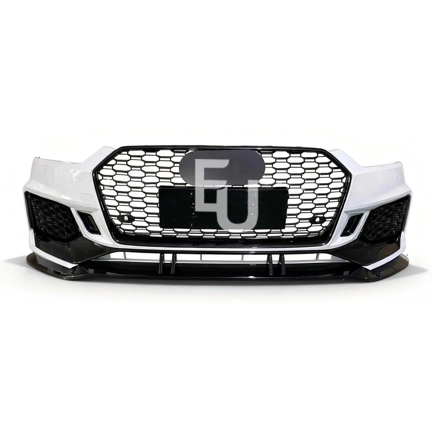 RS5 LOOK FRONT SPLITTER BUMPER BODY KIT GRILLE FOR AUDI A5 S5 B9 8W 2017-2020