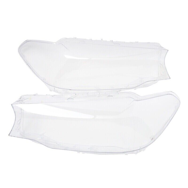 L+R HEADLIGHT LENS COVER HEADLAMP SHELL FOR BMW G30 G31 G38 5 SERIES 2016-2019