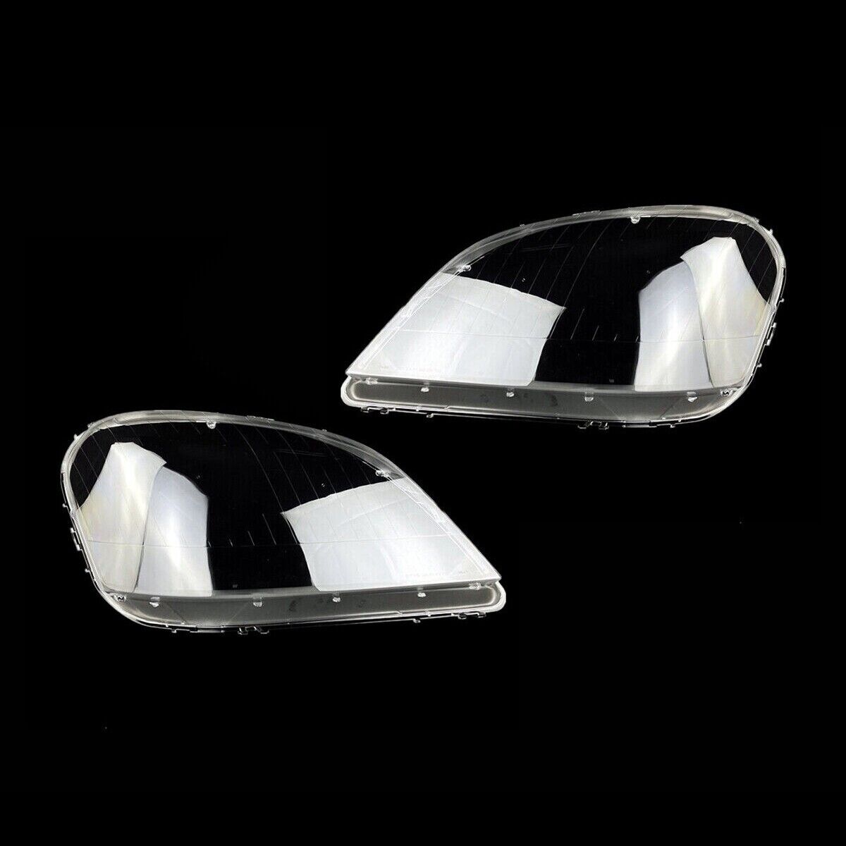 FRONT L+R PAIR HEADLIGHT LAMP LENS FOR MERCEDES BENZ W164 ML-CLASS ML350 06-08