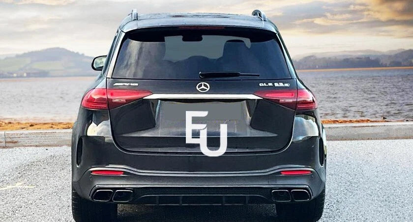REAR DIFFUSER & BLACK TAILPIPEPS FOR MERCEDES GLE ML V167 W167 GLE63 STYLE 2019+