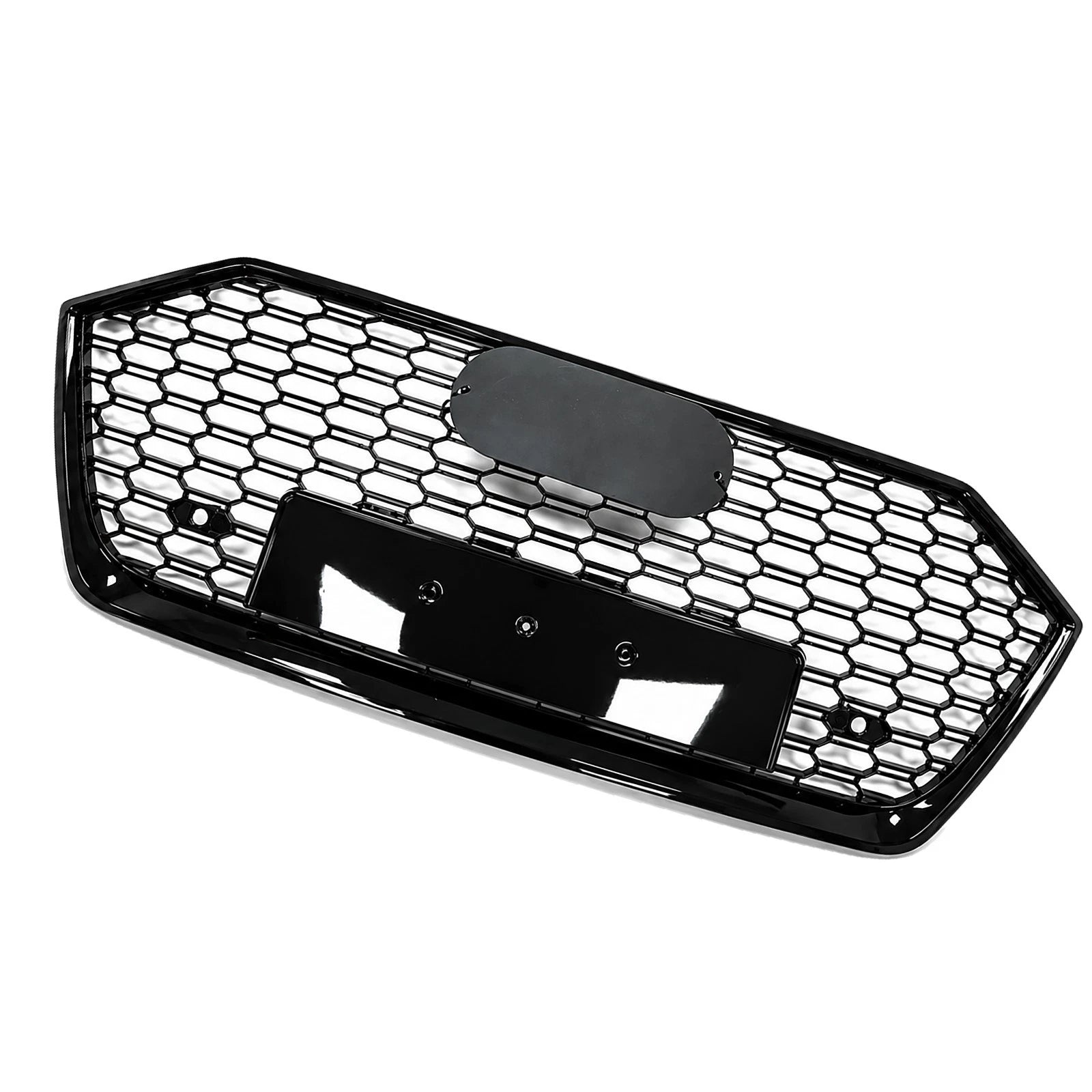 FOR AUDI A7 S7 2018-2025 4KA FRONT HONEYCOMB GRILLE GRILL RS7 STYLE GLOSS BLACK