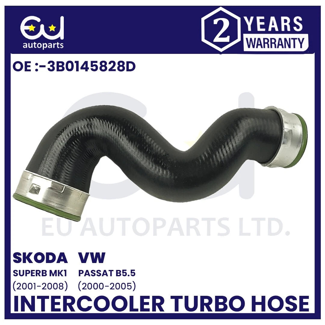 TURBO INTERCOOLER HOSE PIPE FOR VW PASSAT SKODA SUPERB 1.9 TDi 3B0145828D