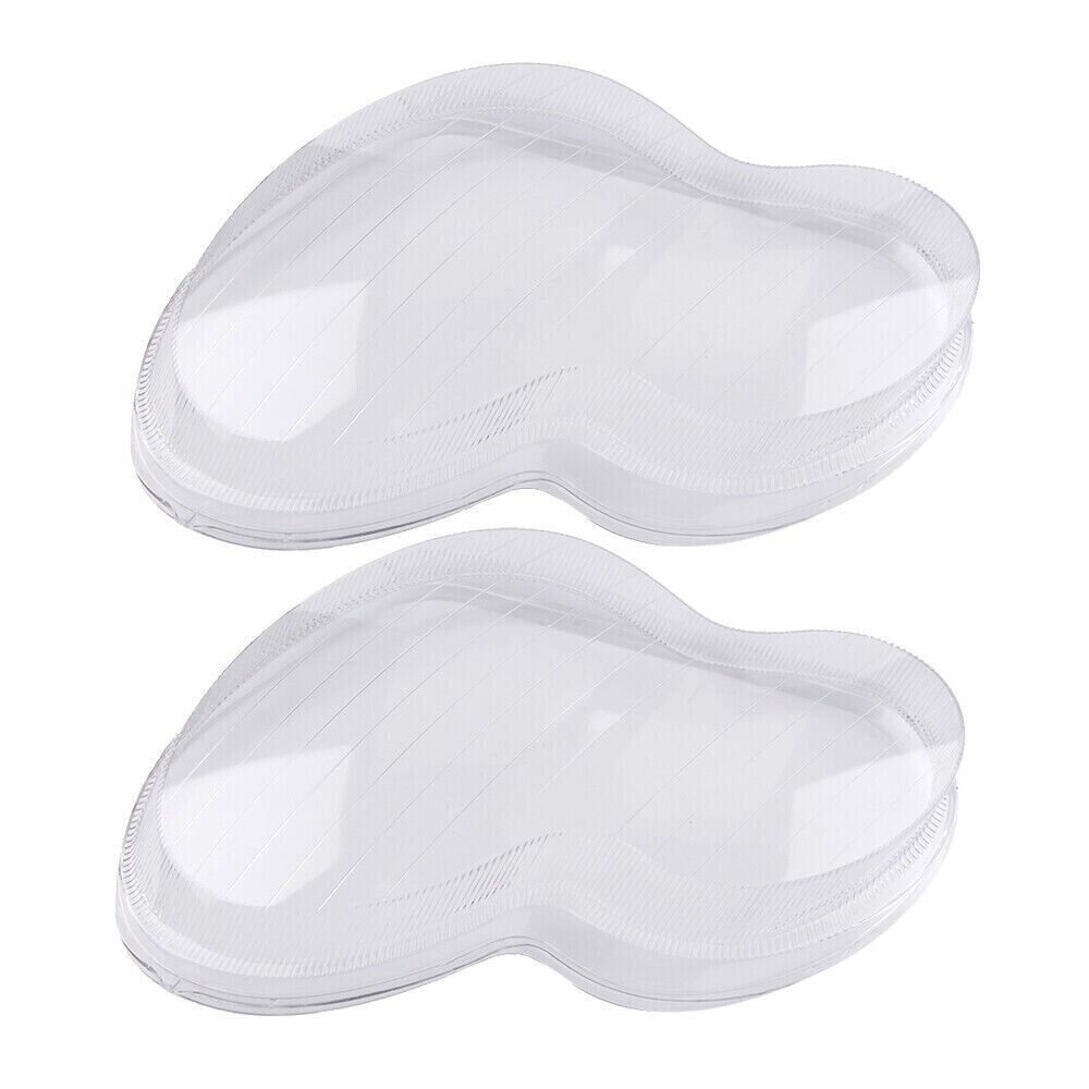 L+R HEADLIGHT LENS COVER REPLACEMENT FOR MERCEDES BENZ C-CLASS W203 2001-2007 UK