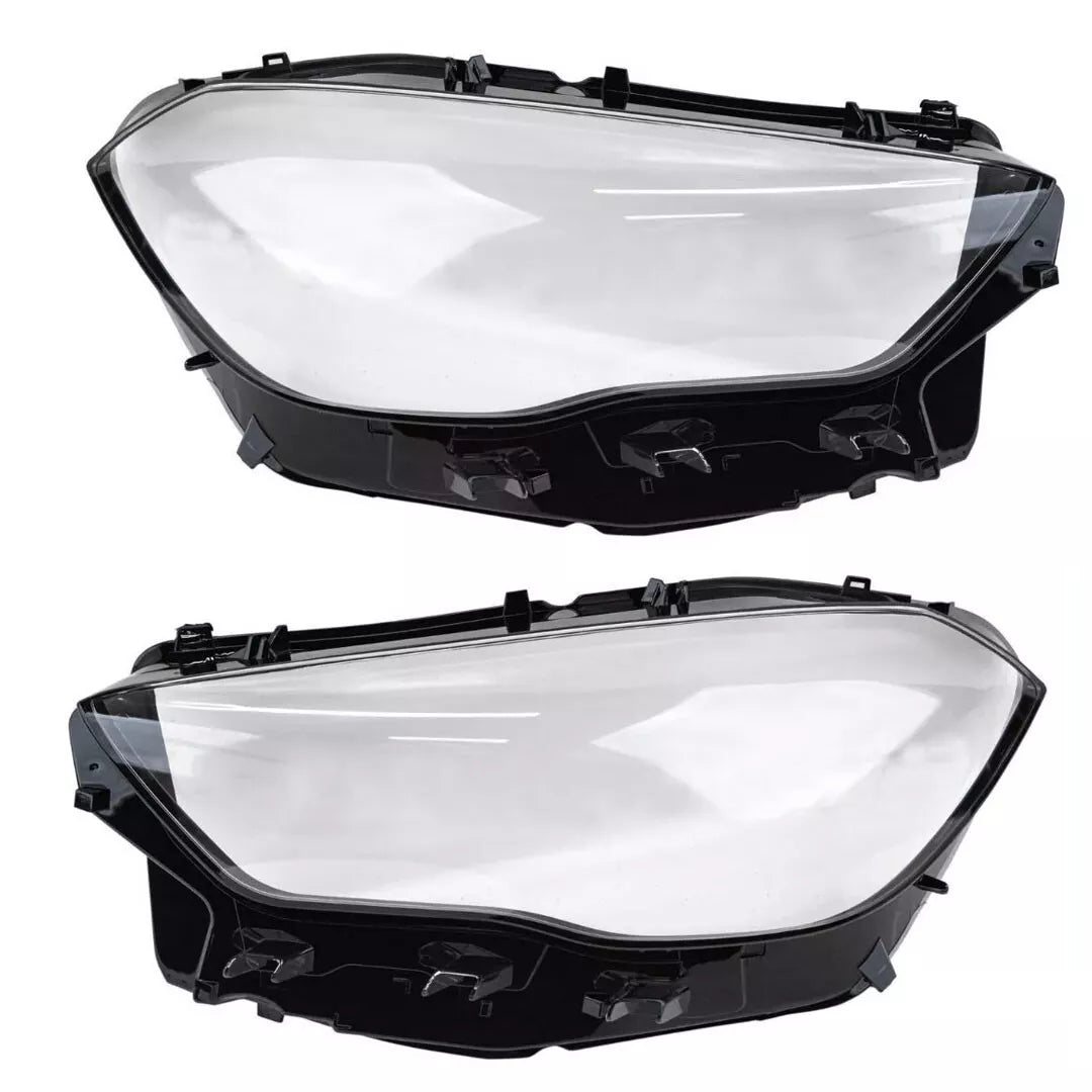 FOR MERCEDES GLA H247 PAIR LEFT RIGHT SIDE HEADLIGHT LENS COVER HEADLAMP 20-22