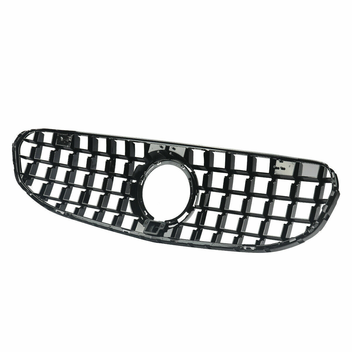 FOR MERCEDES X253 C253 GLC 2020+ PANAMERICANA GTR STYLE SPORT GRILLE GLOSS BLACK