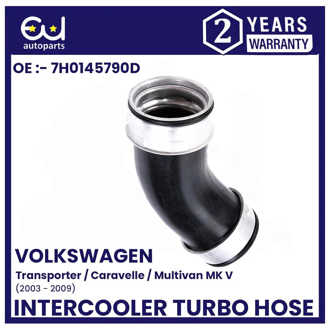 TURBO INTERCOOLER HOSE PIPE FOR VW T5 TRANSPORTER 1.9 TDI 2.5 TDI 7H0145790D