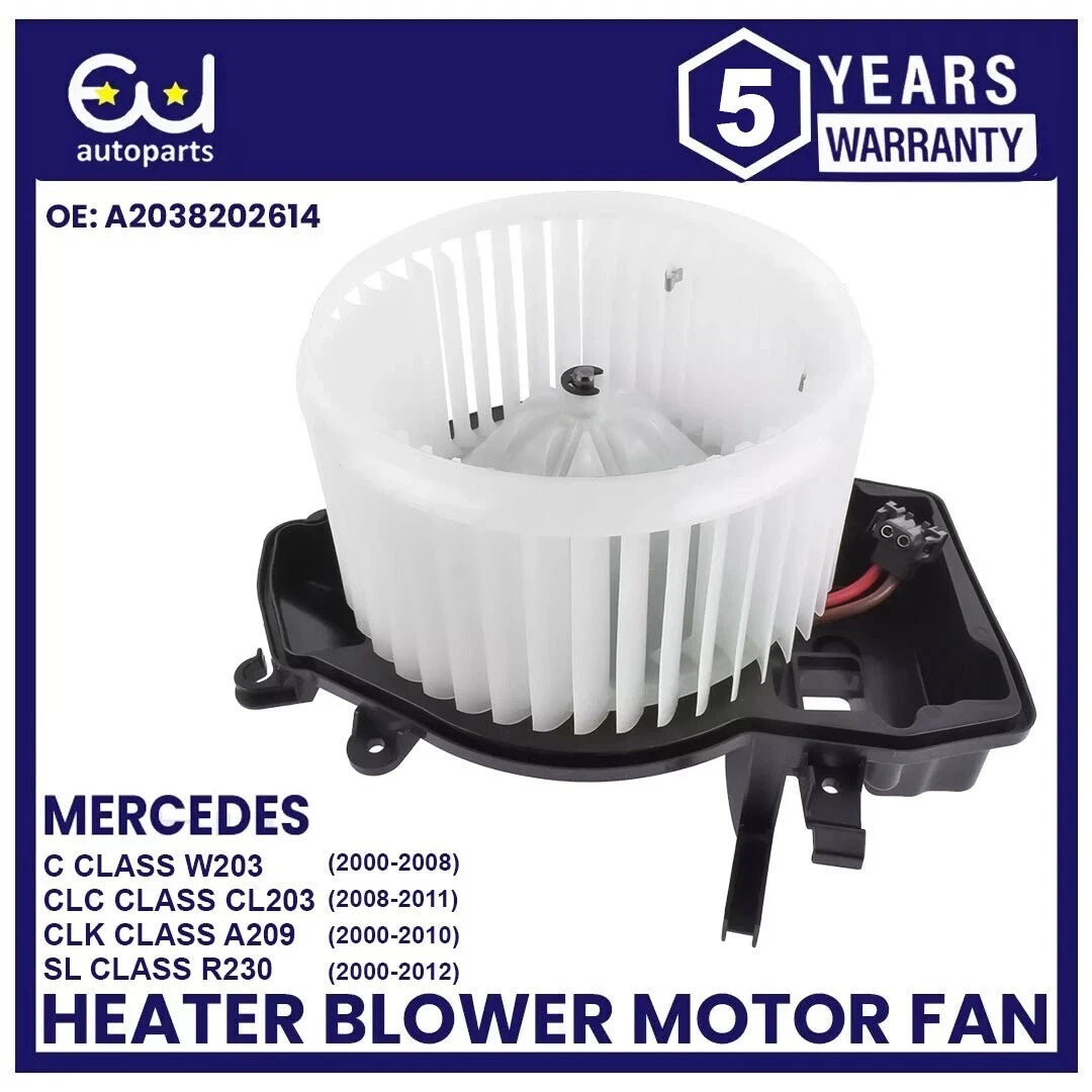 HEATER BLOWER MOTOR FAN FOR MERCEDES C CLC CLK SL CLASS W203 CL203 C209 R230