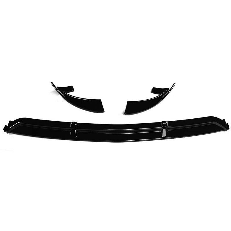 FOR MERCEDES GLC X253 W253 C253 FRONT SPLITTER LIP B STYLE GLOSS BLACK 2015-19